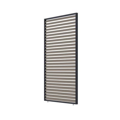 Porchenzo horizontale shutter paneel 123 cm - woodgrain