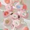 Image of BTS - BT21 - Peach Holic - Face Pouch Keyring - Cooky