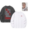 Image of [Pre Order] Shinee - Taemin - Liminal - Long Sleeve Shirt - Charcoal