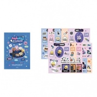 [Pre Order] Ateez - Aniteez In Color - Retro Sticker Book