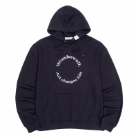 [Eight Makes One Team] Circle Logo Hoodie - Black