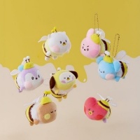 [Pre Order] BTS - BT21 - Minini Plush Keyring Honey Bee