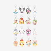 [Pre Order] Stray Kids - Skzoo X Sanrio - Secret Flocked Figure Keyring - Cheer up