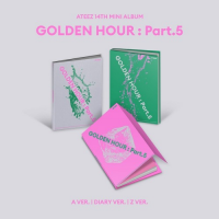ATEEZ - Golden Hour Part.5 - Photobook - Diary - Grey