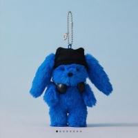 NewJeans - NJ X Coller - Bunnie Plush Keyring - Tide Blue