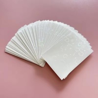 PC Sleeves White - 50 pcs - Holo Hearts