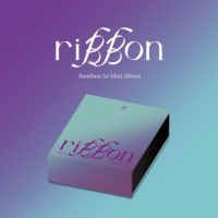1st Mini Album: Ribbon - Pandora - Blue text