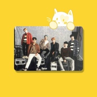 Photocard - Monsta X - Are You There? - Shoot Out Group Photocard - Black