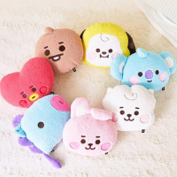 BT21 Baby Boucle Face Cushion - Shooky