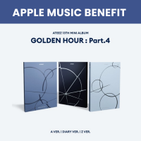 [Pre Order] ATEEZ - Golden Hour : Part.4 - Photobook - Apple Music Benefit