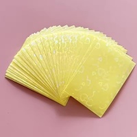 PC Sleeves Yellow - 50 pcs - Holo Hearts