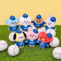 [Pre Order] BTS - BT21 - Baseball Finger Plush Keyring