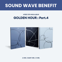 [Pre Order] ATEEZ - Golden Hour : Part 4 - Photobook - Sound Wave Benefit - Set