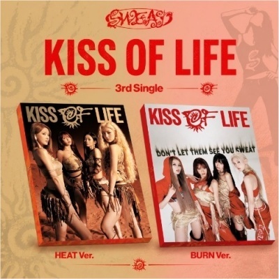 Kiss Of Life - Sweat - Photobook - Burn - White Kiss Of Life - Sweat - Photobook - Burn - White