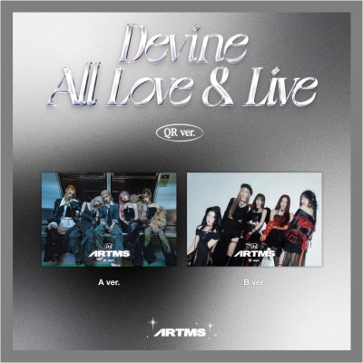 ARTMS - DALL - Devine All Love & Live - QR Ver. - B - White