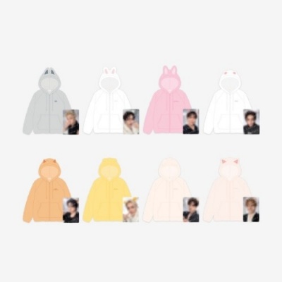 Foto van [Pre Order] Stray Kids - Run It - Fleece Hood Zip-Up - Wolf Chan