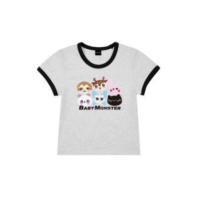 Picture of [Pre Order] Babymonster - Choom Tour - Character Ringer T-Shirt - XL