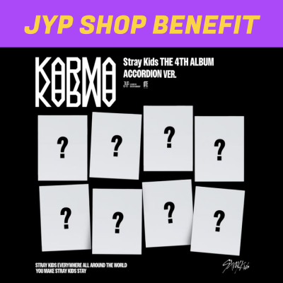[Pre Order] Stray Kids - Karma - Photobook - Accordion - JYP Fans Shop Benefit