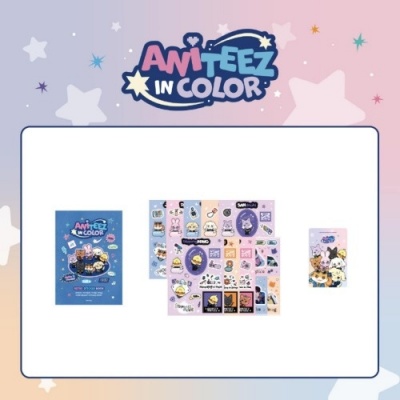 Picture of [Pre Order] Ateez - Aniteez In Color - Retro Sticker Book