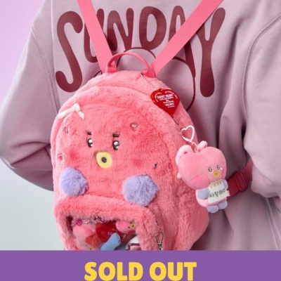 [Pre Order] BTS - BT21 - Baby Clear Pocket Plush Bag - Tata