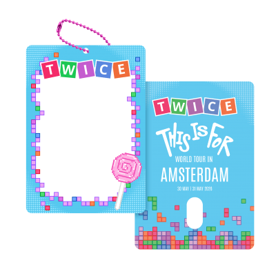 Foto van TWICE - Acrylic Photocard Holder - This Is For Europe World Tour - Amsterdam