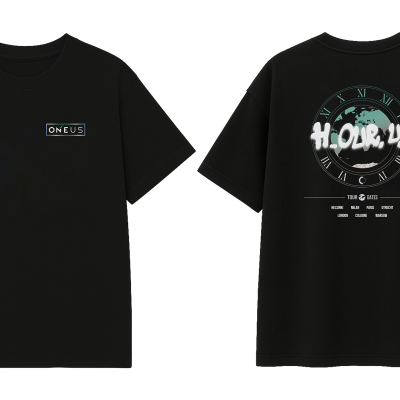 [Pre Order] Oneus - H_our Us Tour - Black T-Shirt - L