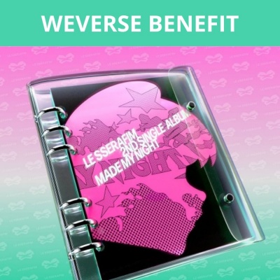 [Pre Order] Le Sserafim - Made My Night - Chemical Night - Weverse Benefit