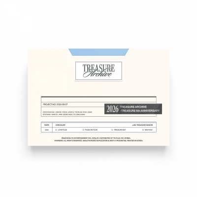 Picture of (Pre-Order + EXCLUSIVE PC) TREASURE - TREASURE ARCHIVE : TREASURE 6th ANNIVERSARY - Message Card