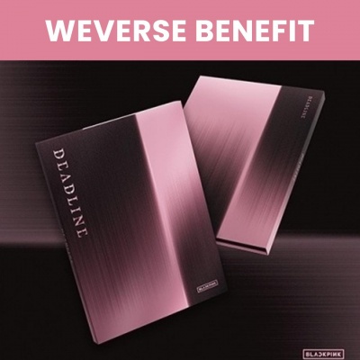 [Pre Order] Blackpink - Deadline - Black - Weverse Benefit
