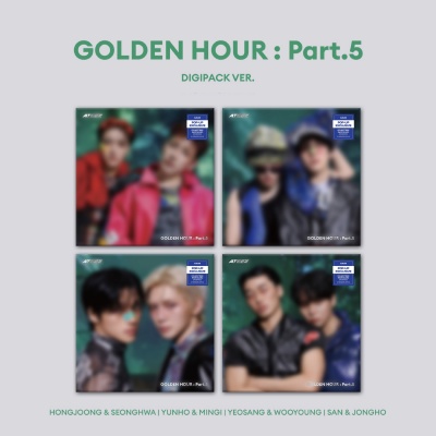 [Pre Order] ATEEZ - Golden Hour Part.5 - Unit Digipack - YH x MG - hello82 POP-UP Exclusive