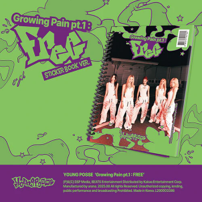 Picture of Young Posse - Growing Pain Pt.1: Free - Sticker Book