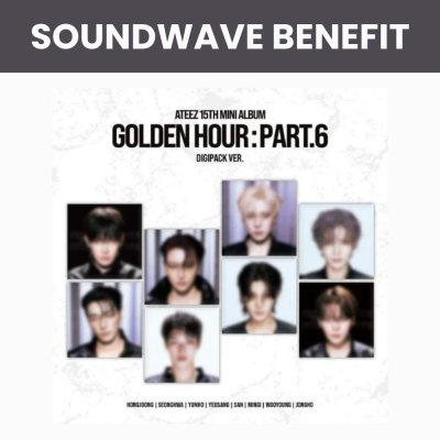 [Pre Order] Ateez - Golden Hour: Part 6 - Digipack - Soundwave Benefit