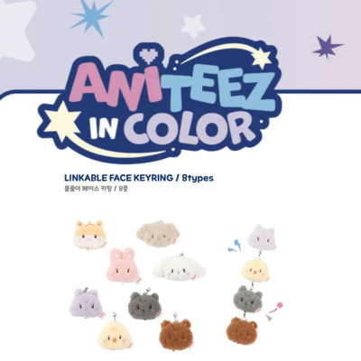 Foto van Ateez - Aniteez In Color - Linkable Face Keyring Random