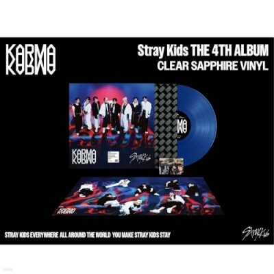 Foto van Stray Kids - Karma - Clear Sapphire Vinyl