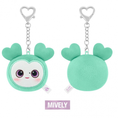 [Pre Order] Twice - This Is For- Lovely Face Keyring - Mively