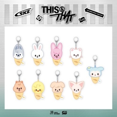 Foto van [Pre Order] Stray Kids - This & That - Skzoo - Plush Keyring Icecream - Tasy