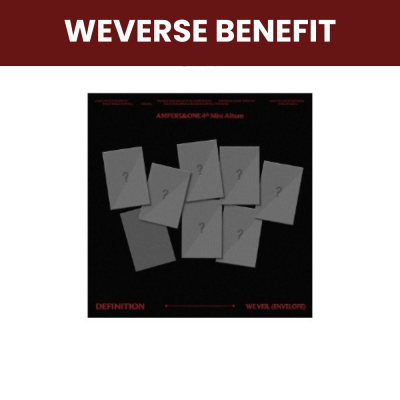 [Pre Order] Ampers&One - Definition - We - Digipack - Weverse Benefit