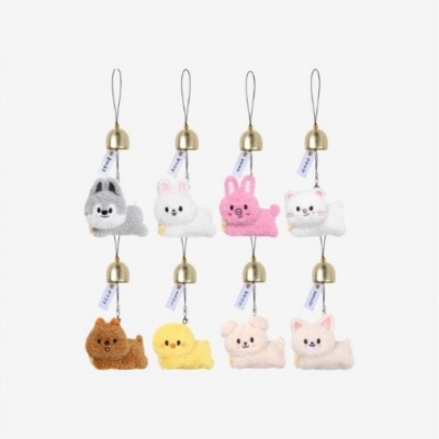 [Pre Order] Stray Kids - Run It - Skzoo Plush Door Bell Keyring - PuppyM