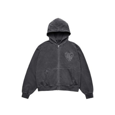 [Pre Order] Enhypen - Sunghoon - 109 Zip-Up Hoodie - Charcoal - Extra Large