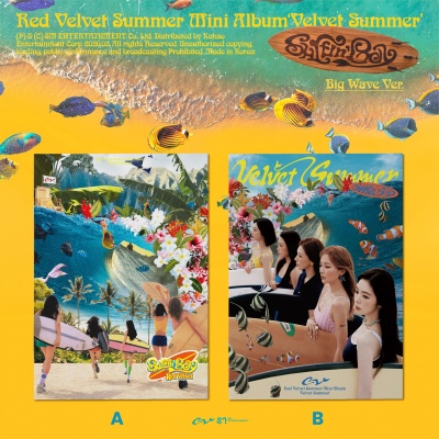 Red Velvet - Velvet Summer - Big Wave - B - Close Up Foto van Red Velvet - Velvet Summer - Big Wave - B - Close Up