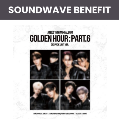 [Pre Order] Ateez - Golden Hour: Part 6 - Digipack Unit - Soundwave Benefit