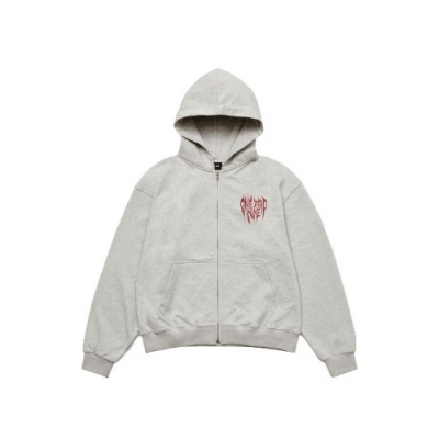 Foto van Sunghoon - 109 Zip-Up Hoodie - Ivory - Medium