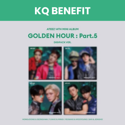 [Pre Order] ATEEZ - Golden Hour Part.5 - Digipack - Unit - KQ Benefit