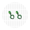 Image de Heart #5S | curseur zip nylon | Apple Green