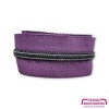 Afbeelding van Old Aubergine - #5S Black | Nylon Coil Zipper Tape | 1 meter