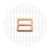 Image de Sleek | Strap slider | 25 mm | Rose Gold