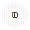 Image de Boucle à rouleau | 19 mm | Antique Brass