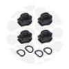 Picture from Snap-on #5M | Zipper slider Metal Zipper | Electro Black