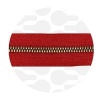Image of Crimson Red - #M5 Bronze | Metal Zipper Tape
