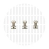 Afbeelding van Geweerknopje | 5,5mm | Polished Nickel